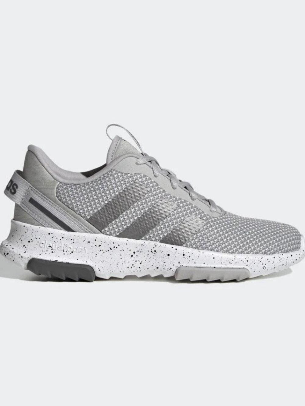adidas Racer TR 2.0 K Youth Sneakers Gray Silver | Size 5